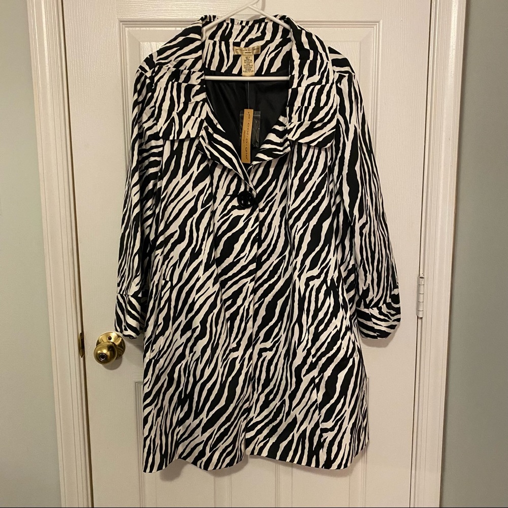 Zebra Animal Print Jacket